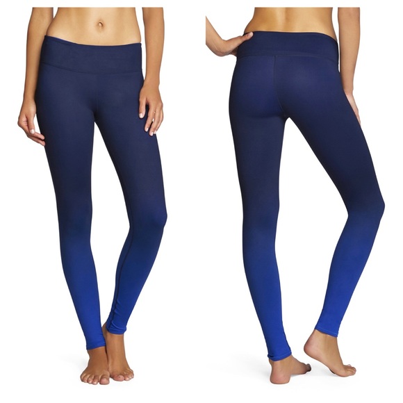 Fabletics Pants - Fabletics Cobalt Ombré Power Hold Salar Leggings